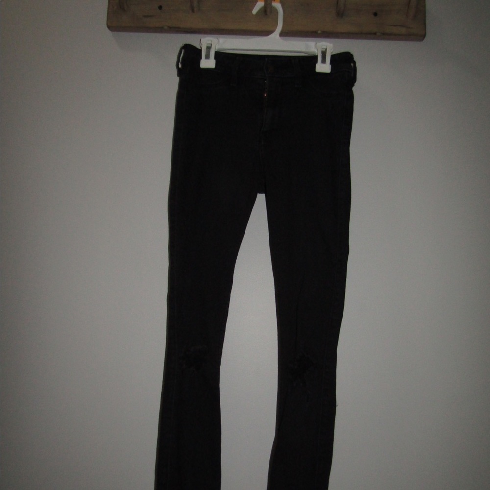 black Hollister jeans